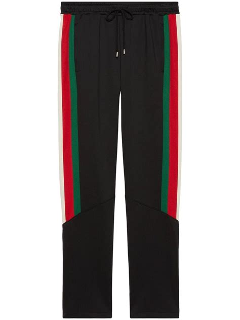 pantalone jogging gucci|farfetch gucci joggers.